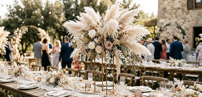 עיצוב שולחנות לאירועים בסטייל אורבני וטבעי