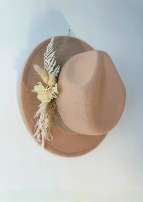 כובע בוהו שזור