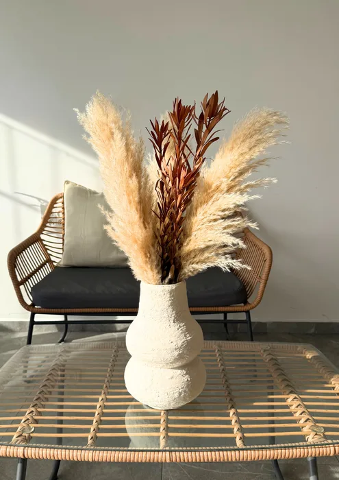 ואזת קרמיקה טבעות 30 ס"מ