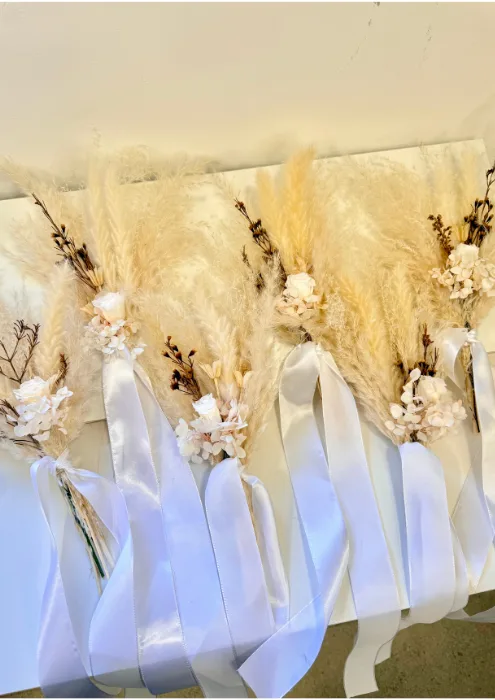 6 זרים לכסאות שביל חופה